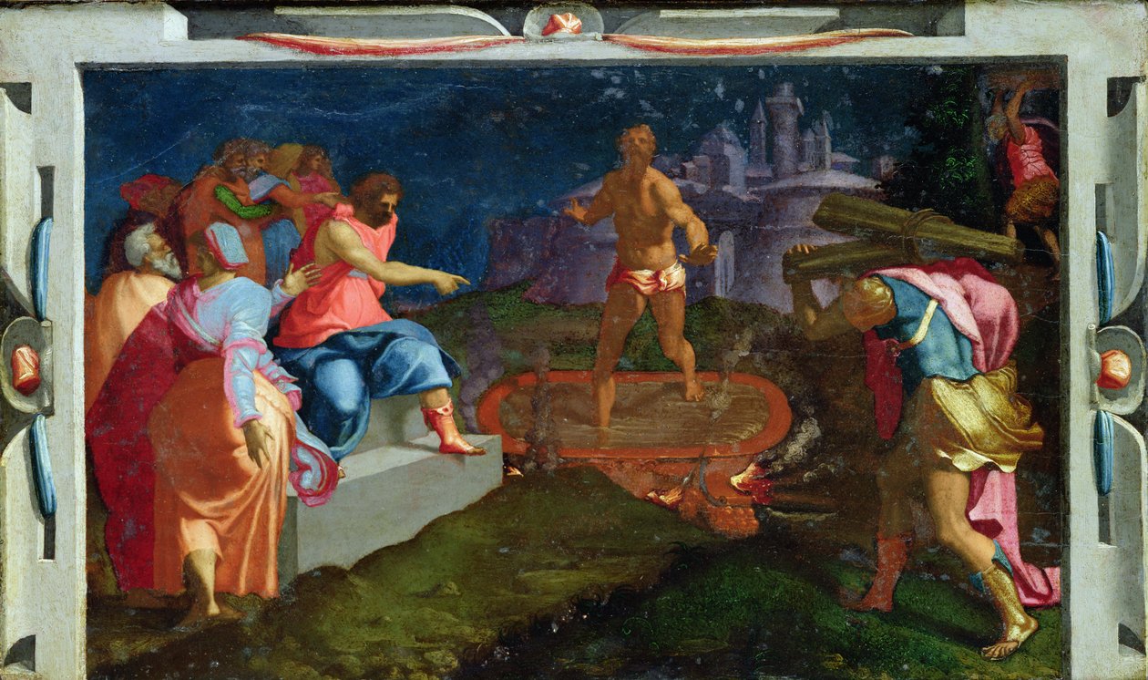 Martelaarschap van St. Johannes de Evangelist door Daniele da Volterra
