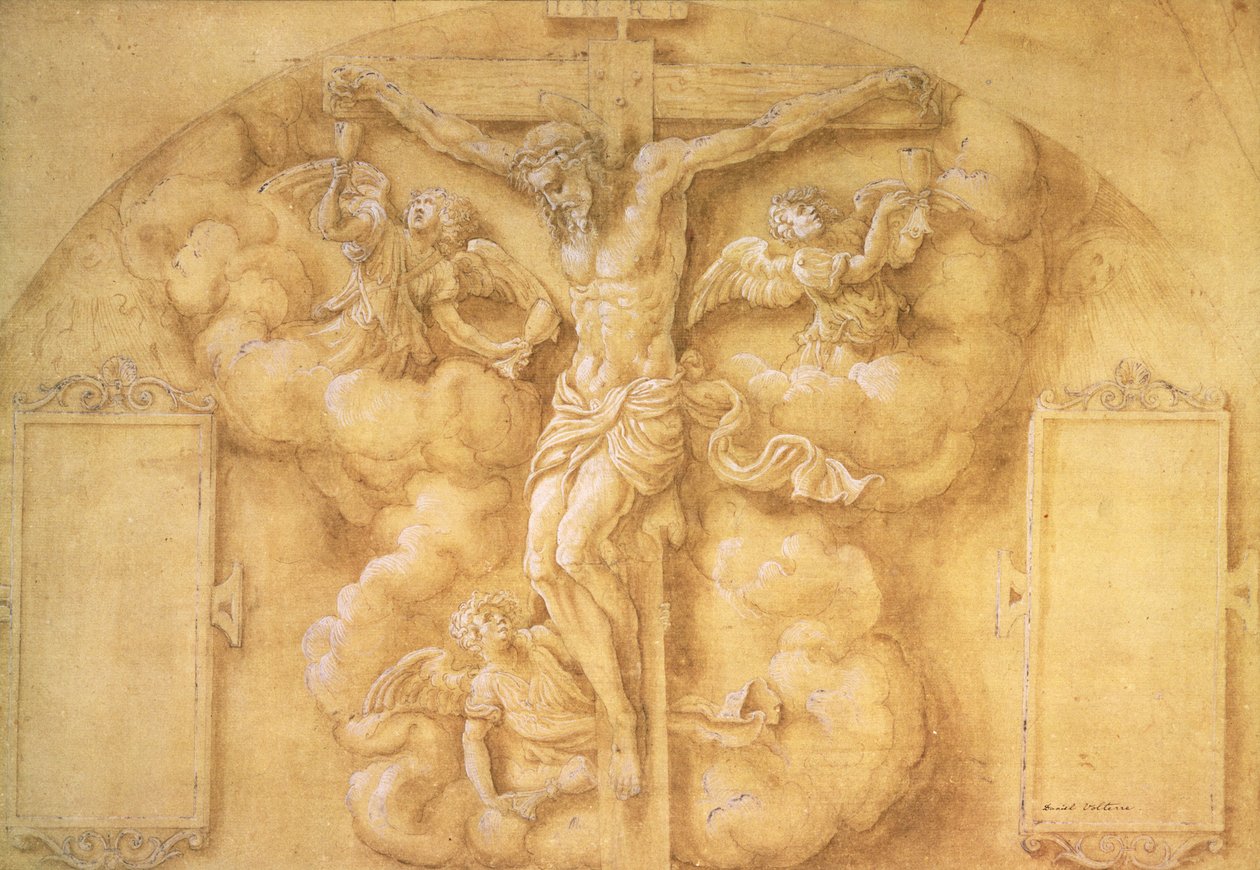 De kruisiging, 1547 door Daniele da Volterra