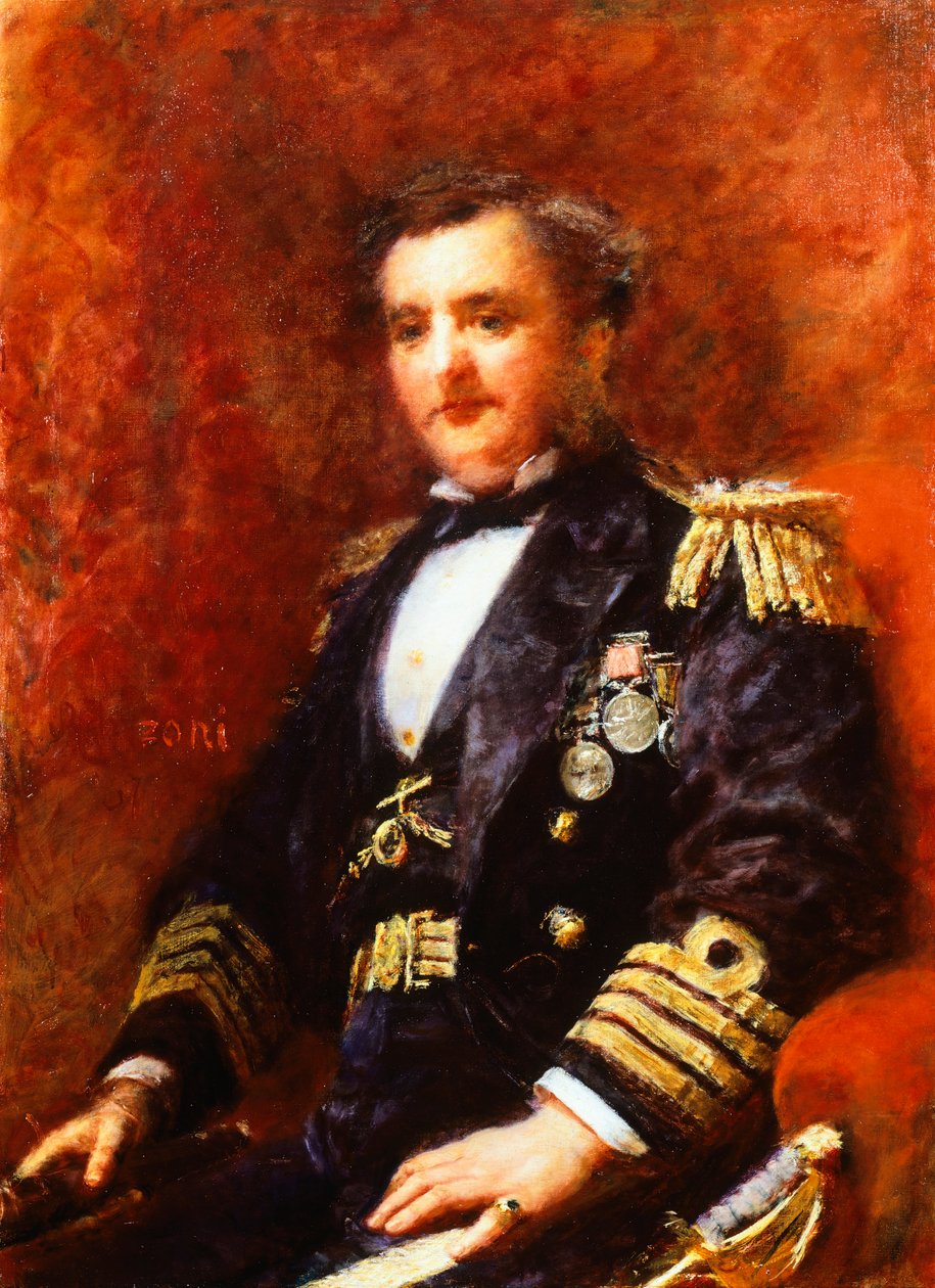 Portret van admiraal Mervyn Medlycott door Danielle Ranzoni