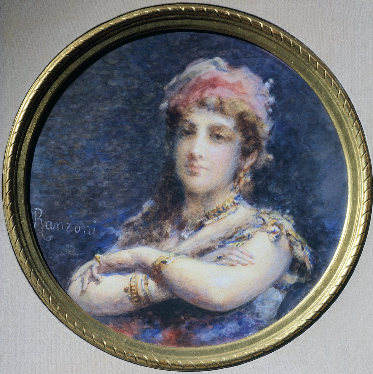 Portret van prinses Troubetzkoy door Danielle Ranzoni