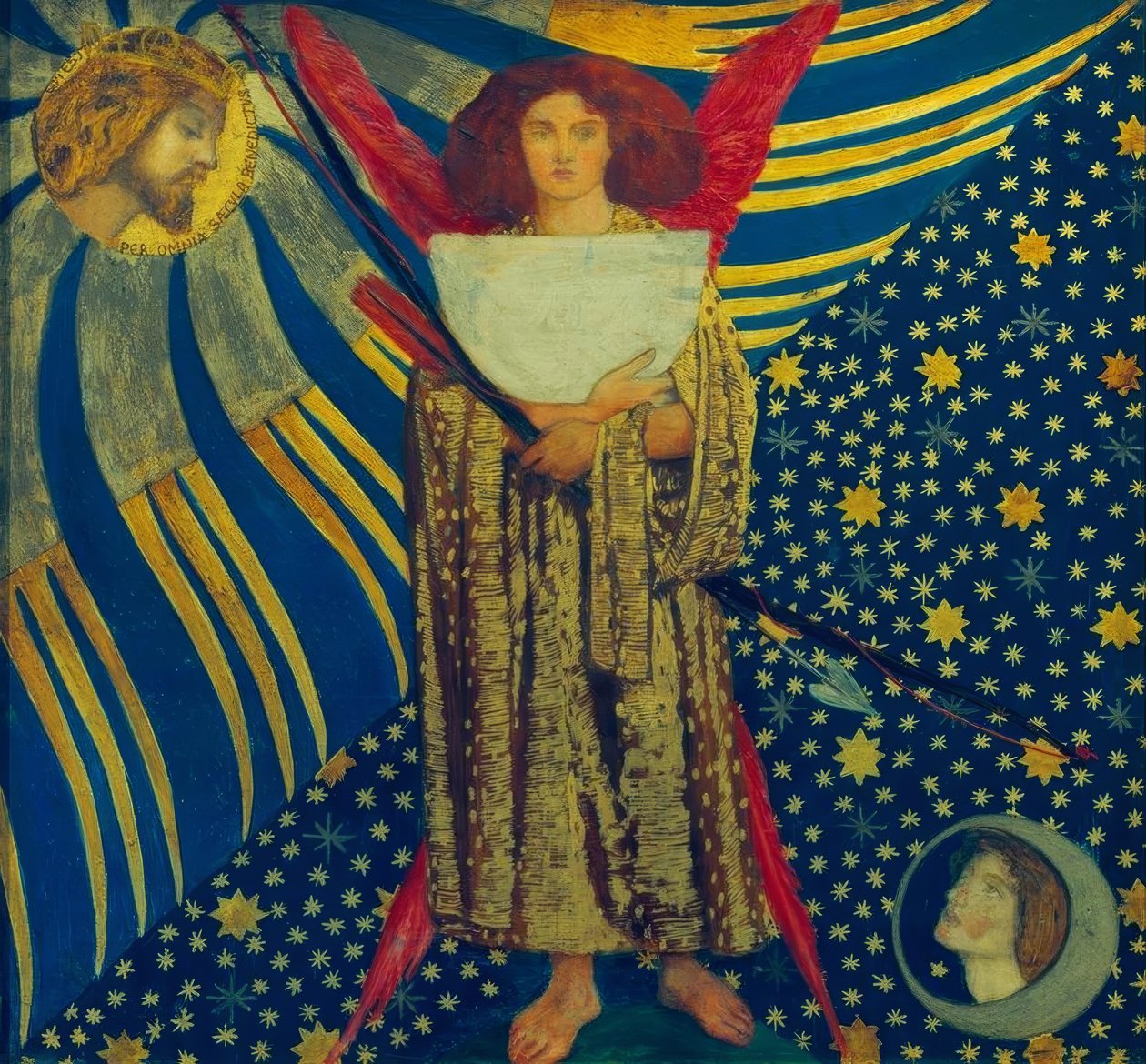 Dantis Amor door Dante Gabriel Charles Rossetti