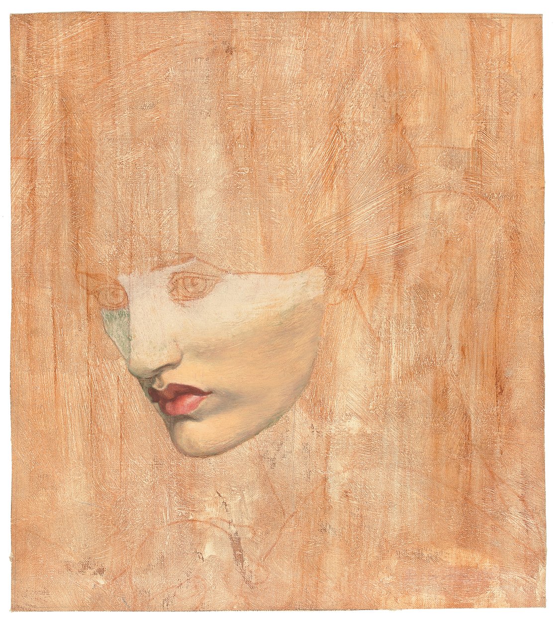 Hoofd van Proserpine, 1872 door Dante Gabriel Charles Rossetti