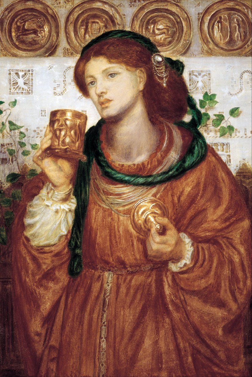 De beker van liefde door Dante Gabriel Charles Rossetti