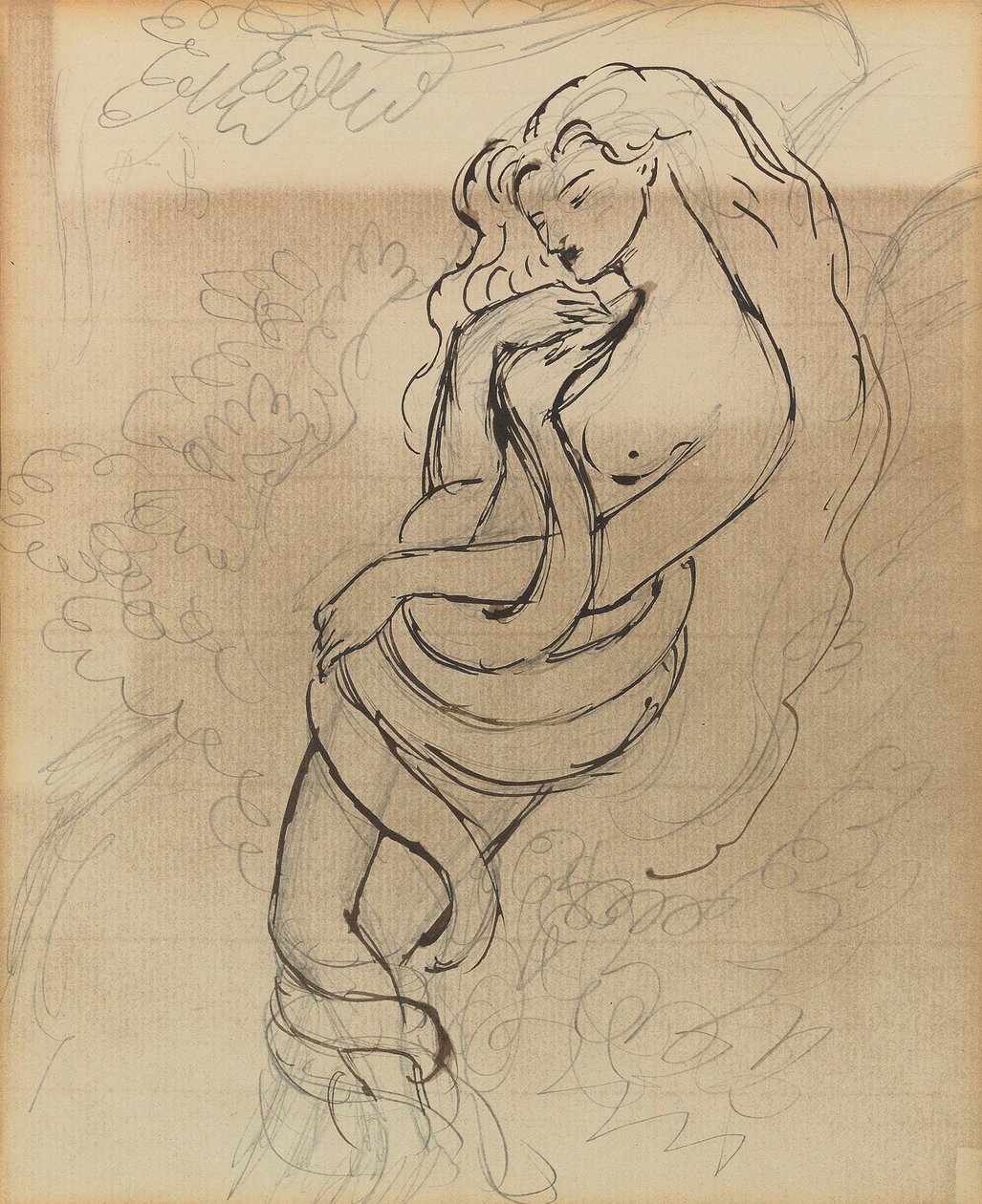 Lady Lilith, c. 1869 door Dante Gabriel Charles Rossetti