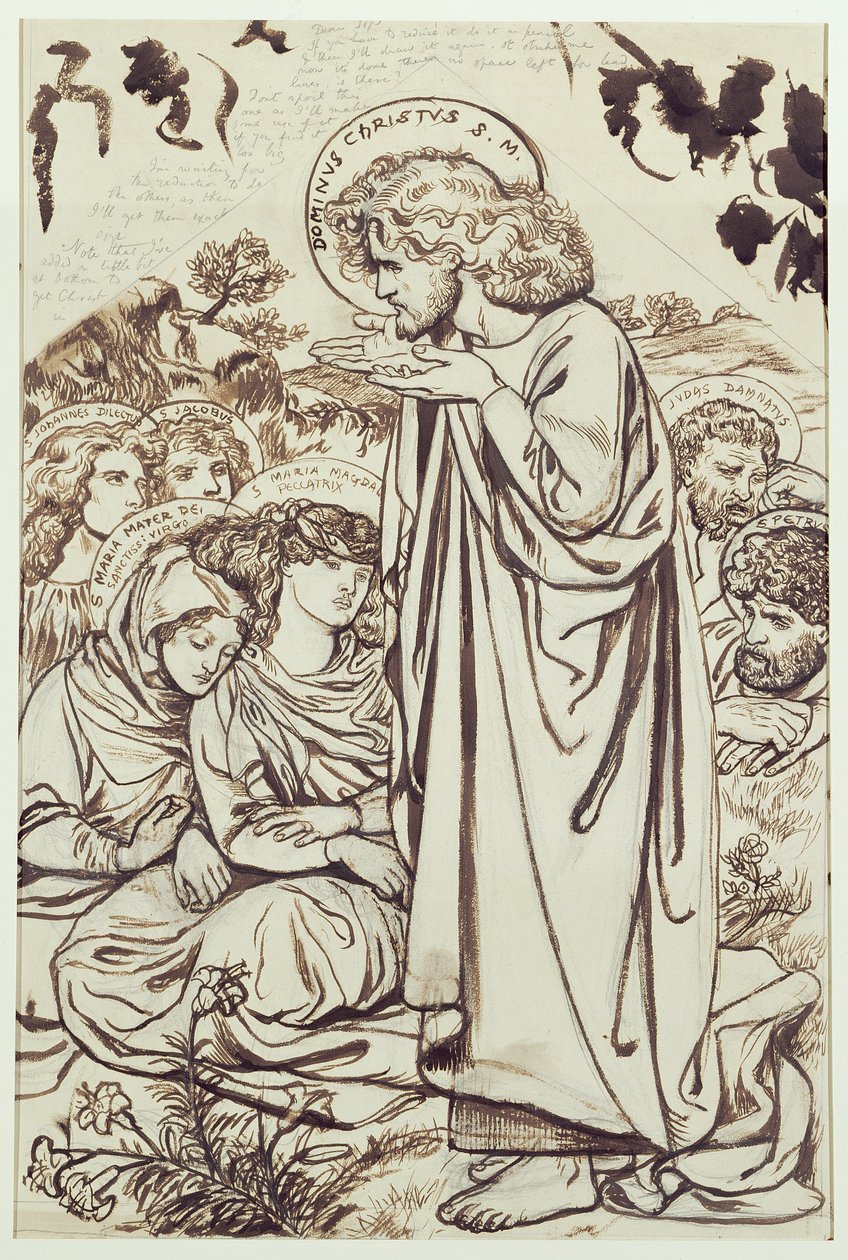De Bergrede door Dante Gabriel Charles Rossetti