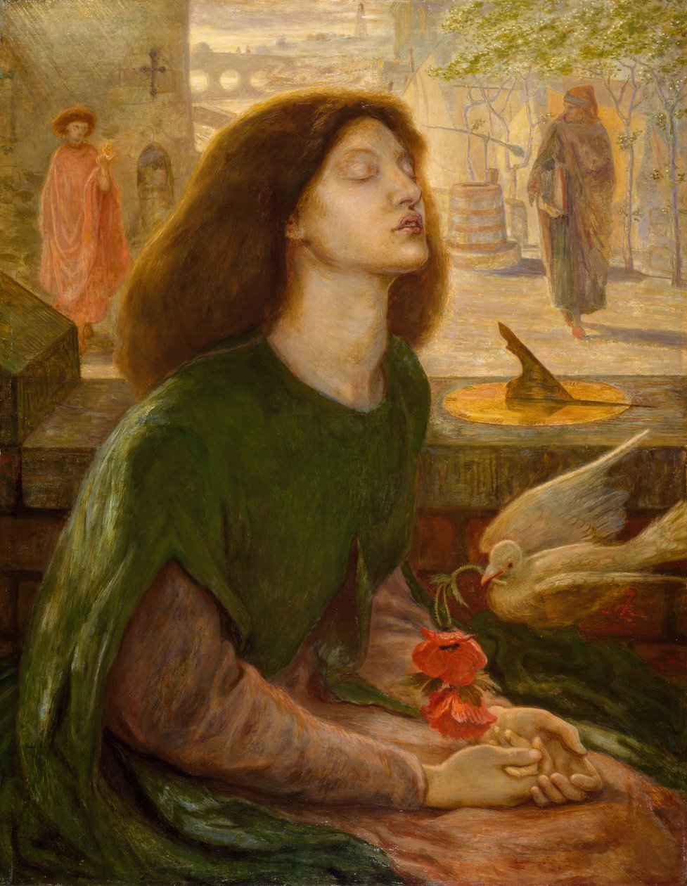 Beata Beatrix, 1877 door Dante Gabriel Rossetti