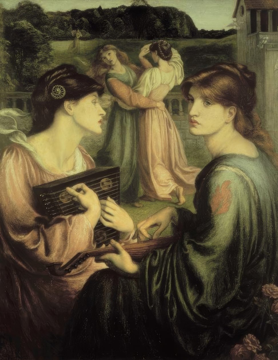 De Bower Weide door Dante Gabriel Charles Rossetti