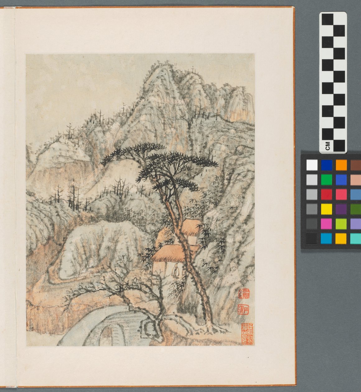 Herinneringen aan de Qinhuai Rivier, Qing Dynastie door Daoji Shitao