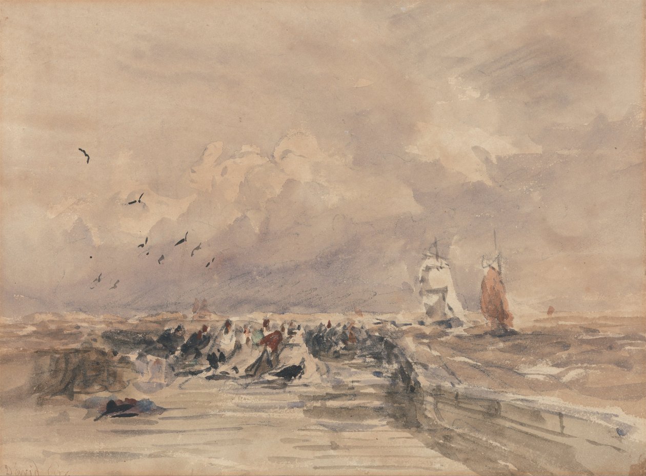 Dieppe Pier, Strakke Bries door David Cox