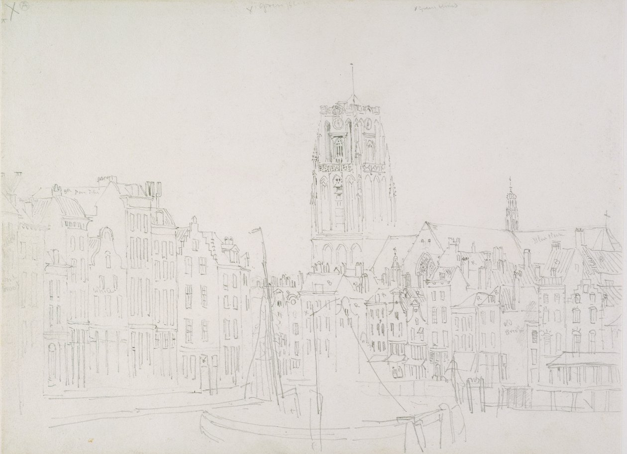 Rotterdam, c.1826 door David Cox