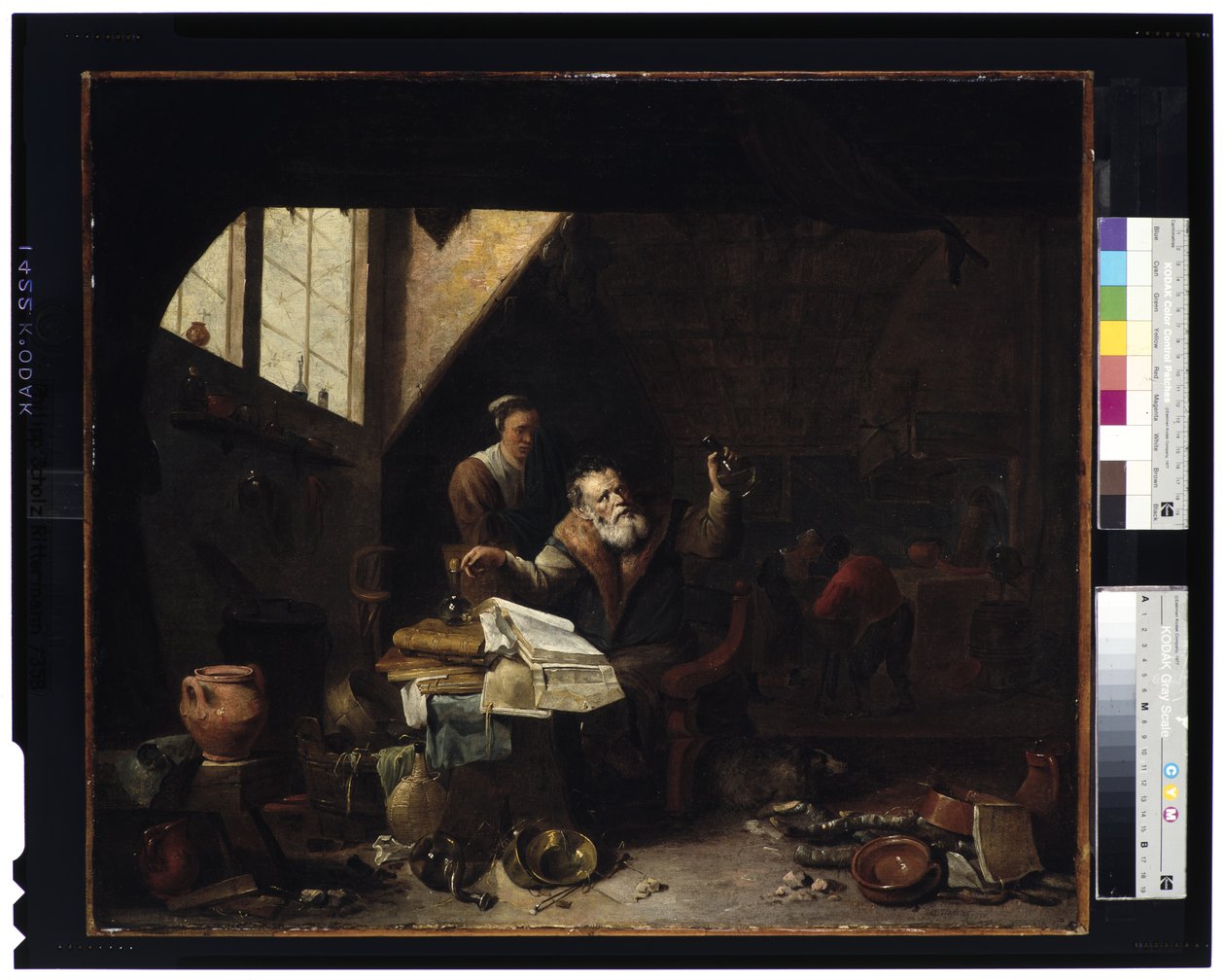 De kwakzalver, c.1640 door David III Ryckaert