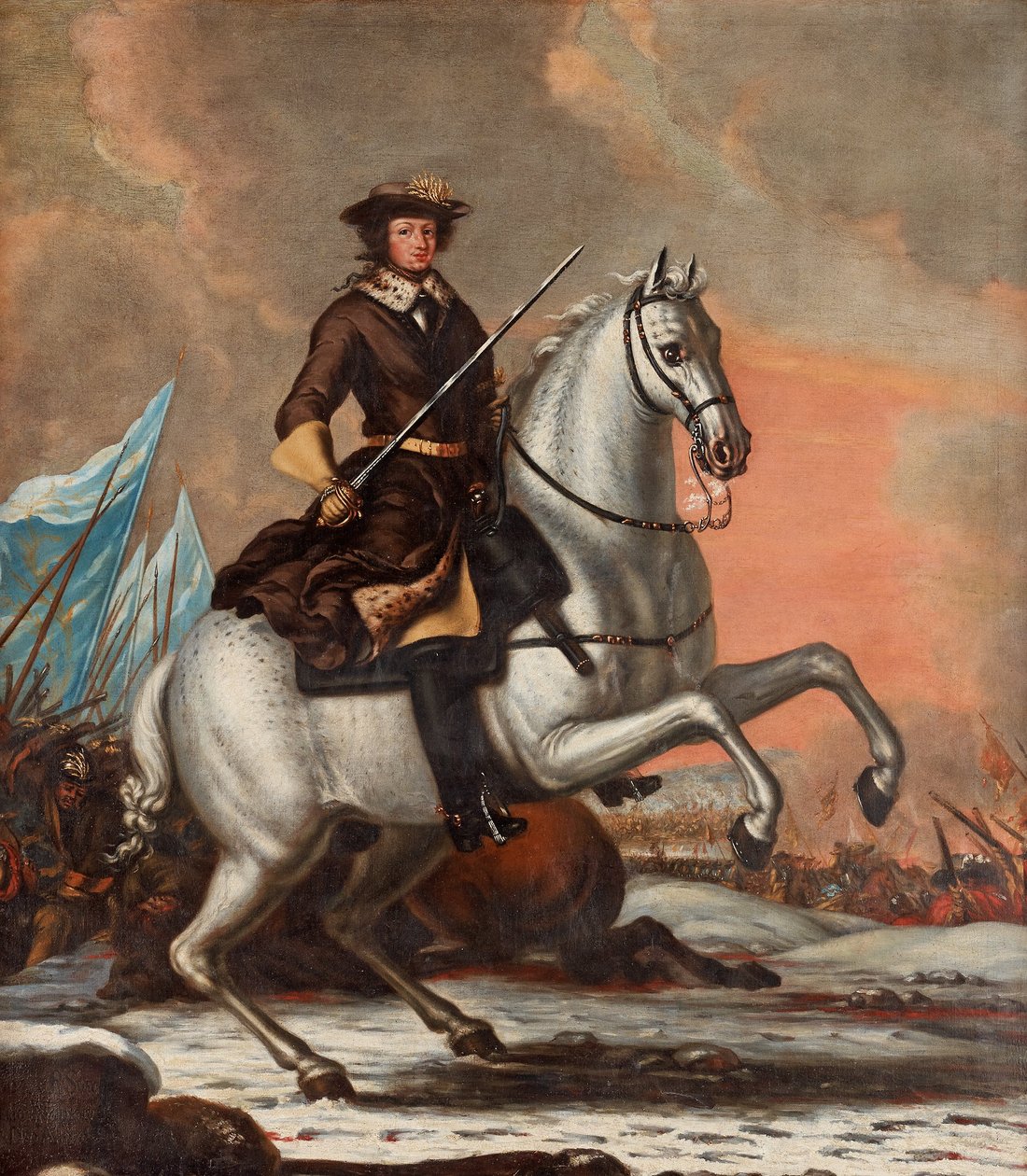 Karel XI, 1655-1697, koning van Zweden door David Klöcker Ehrenstrahl