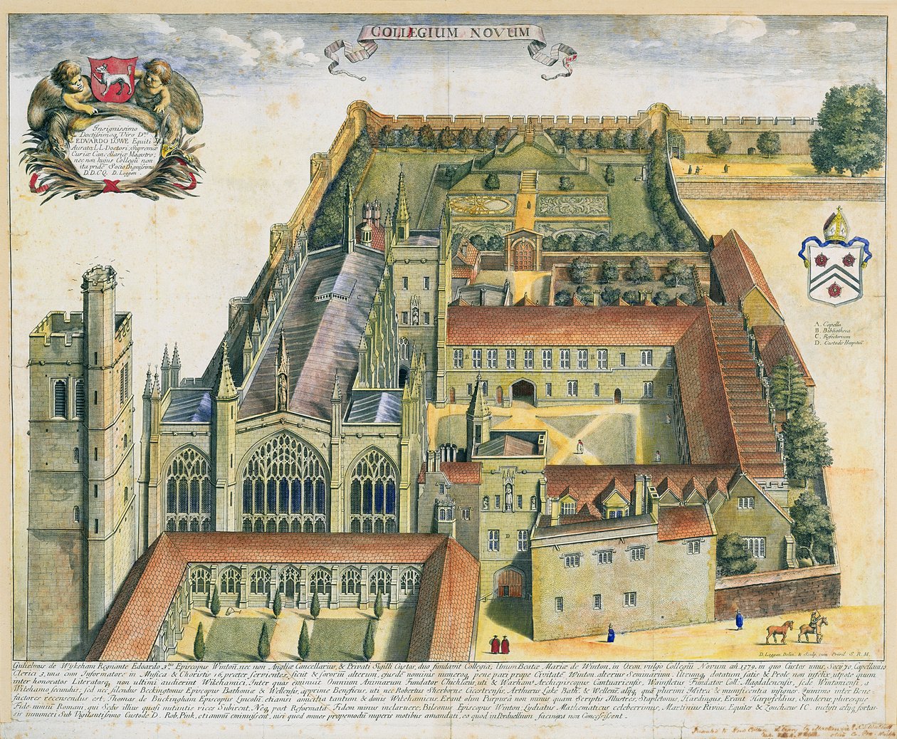 New College, Oxford, uit 