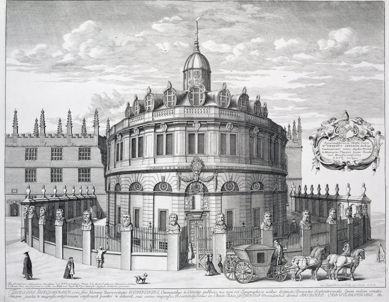 Sheldonian Theater, Oxford, uit 