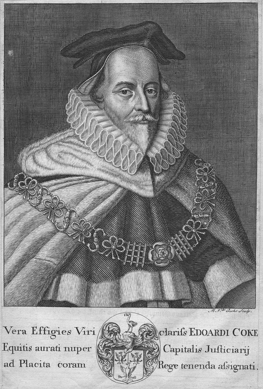 Sir Edward Coke door David Loggan