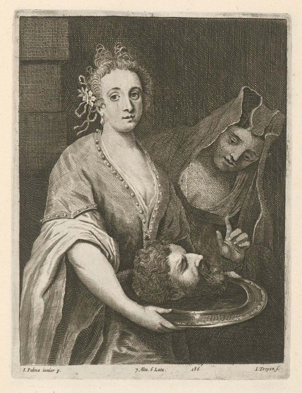 Salome met het hoofd van Johannes de Doper door David Teniers the Younger