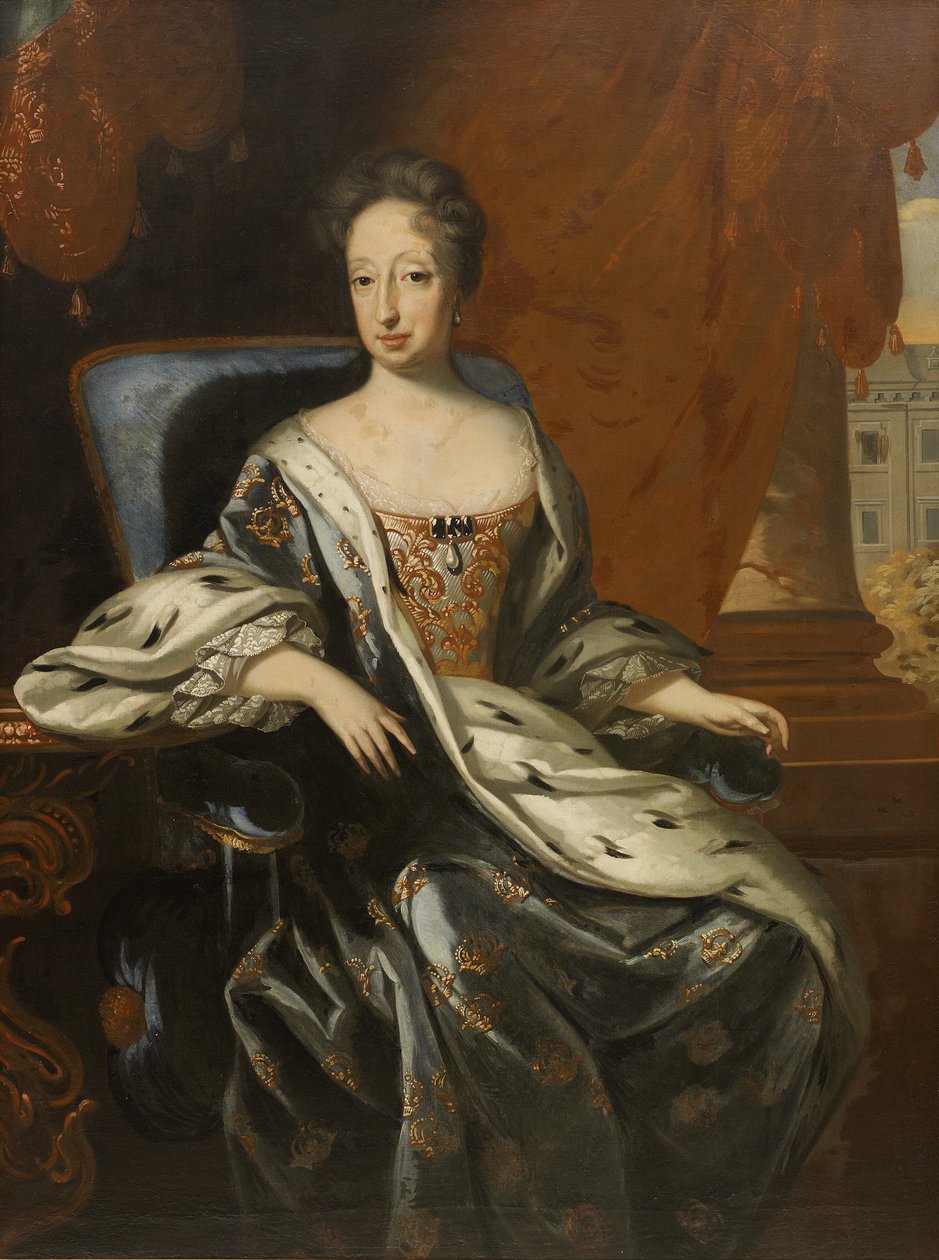 Hedvig Eleonora, Koningin van Zweden Portret van Hedvig Eleonora door David von Krafft