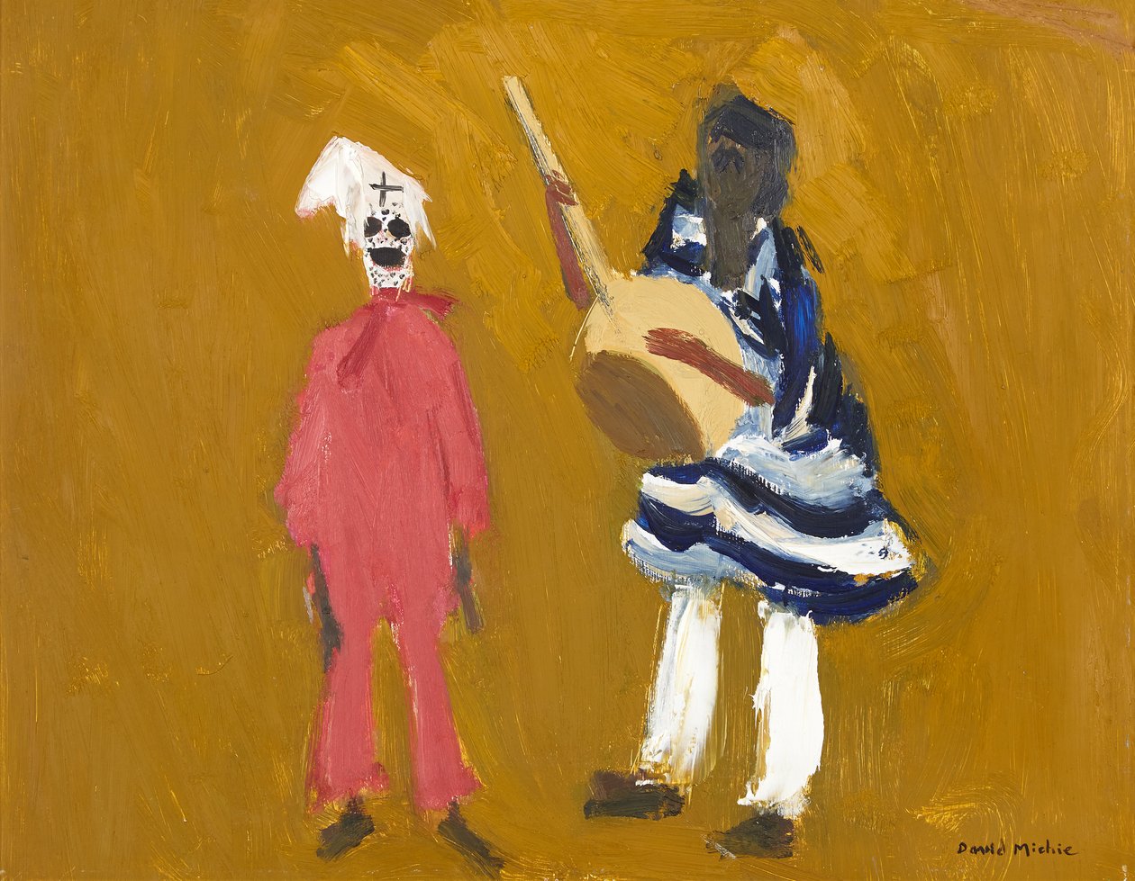 Muzikant en Clown, Le Grand Ballet de Senegal door David Alan Redpath Michie