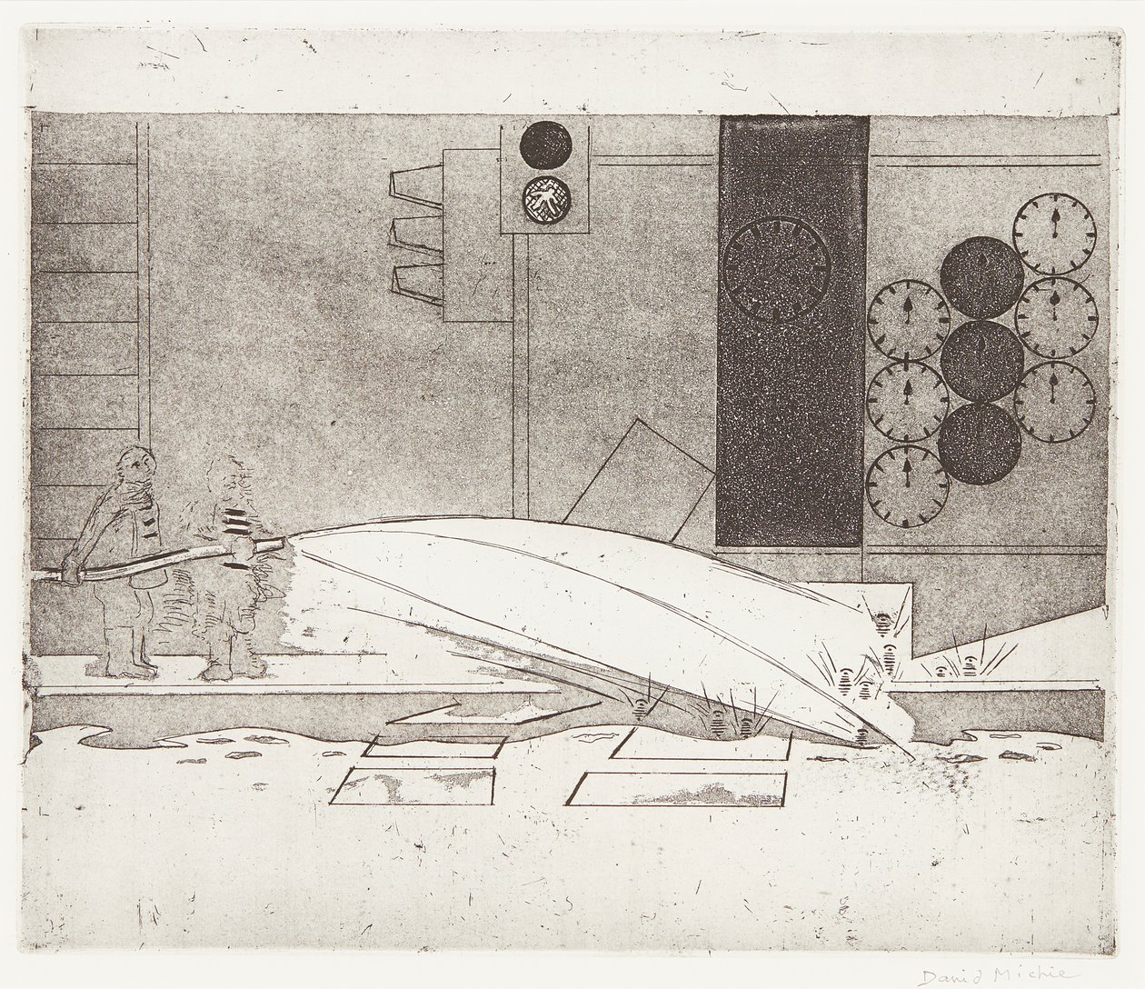 De Straat Wassen door David Alan Redpath Michie