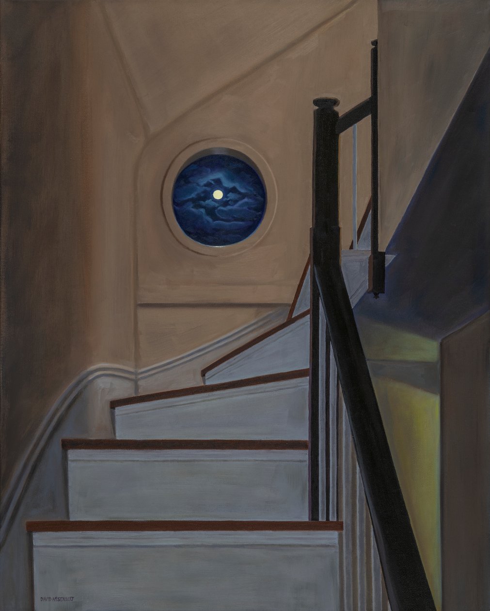 Above and Beyond, 2022 (olieverf op doek) door David Arsenault