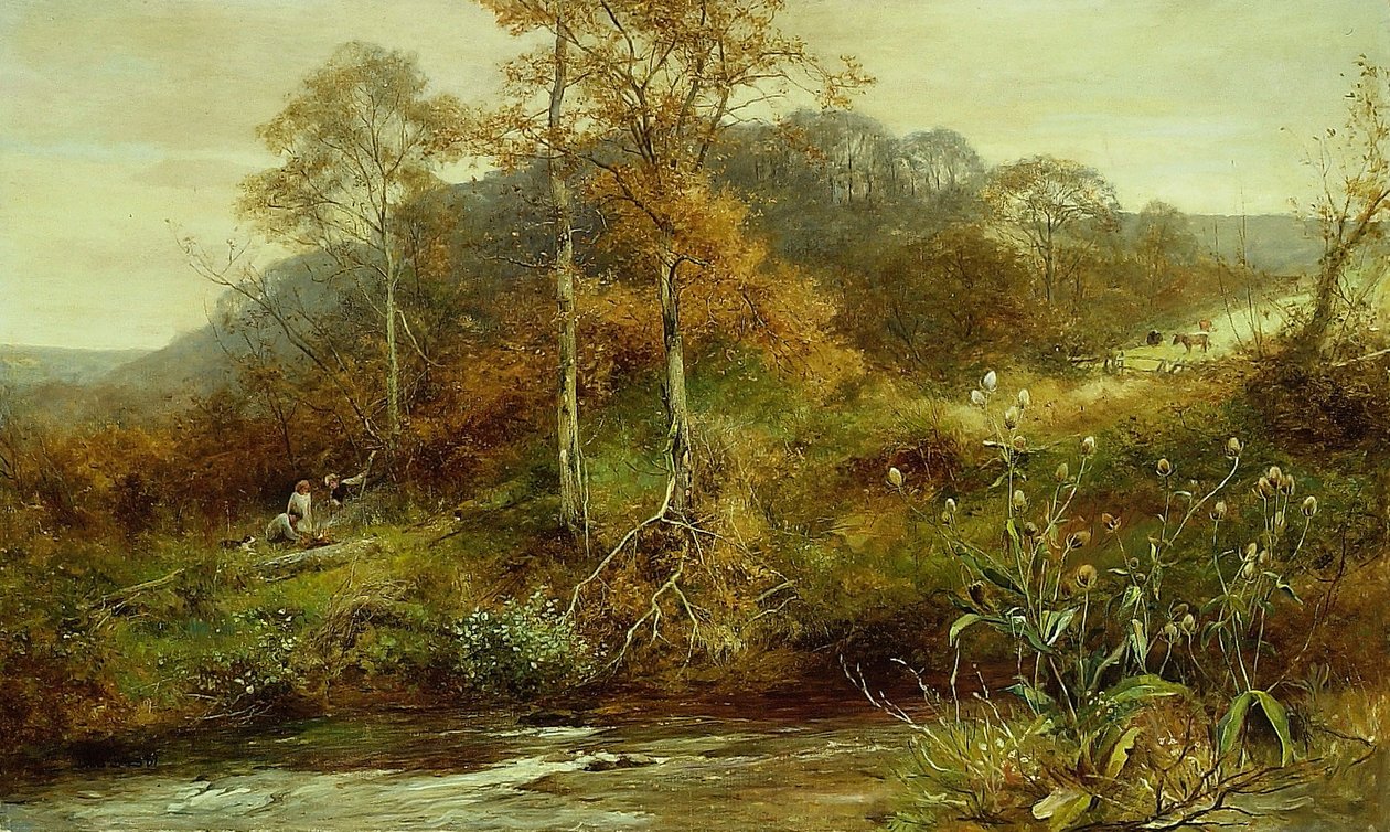 Herfstrivier Scène, De Beek door David Bates