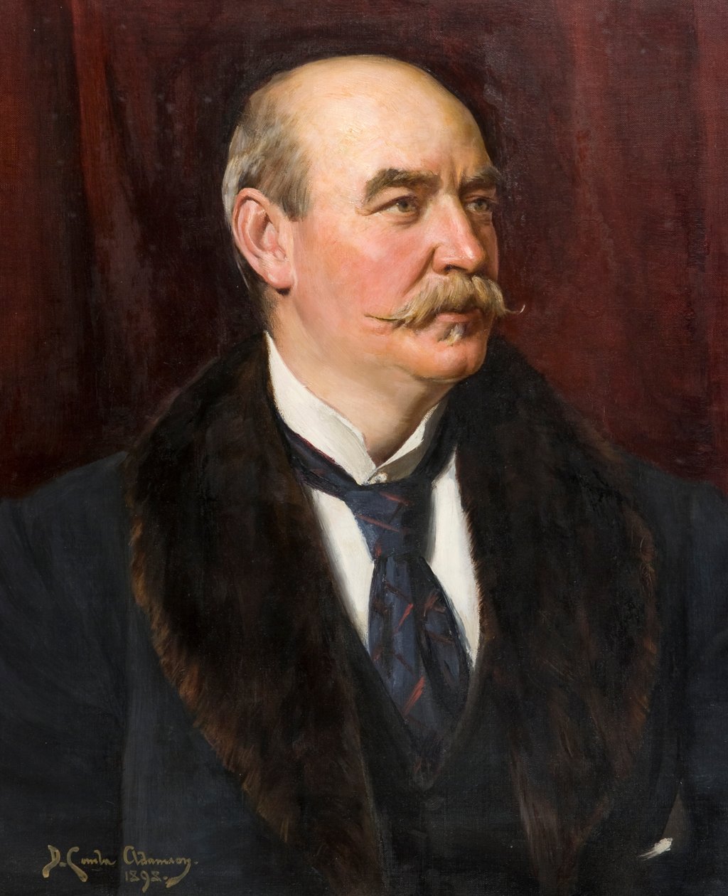 Portret van James Russell (Dundee Chemicus) door David Comba Adamson