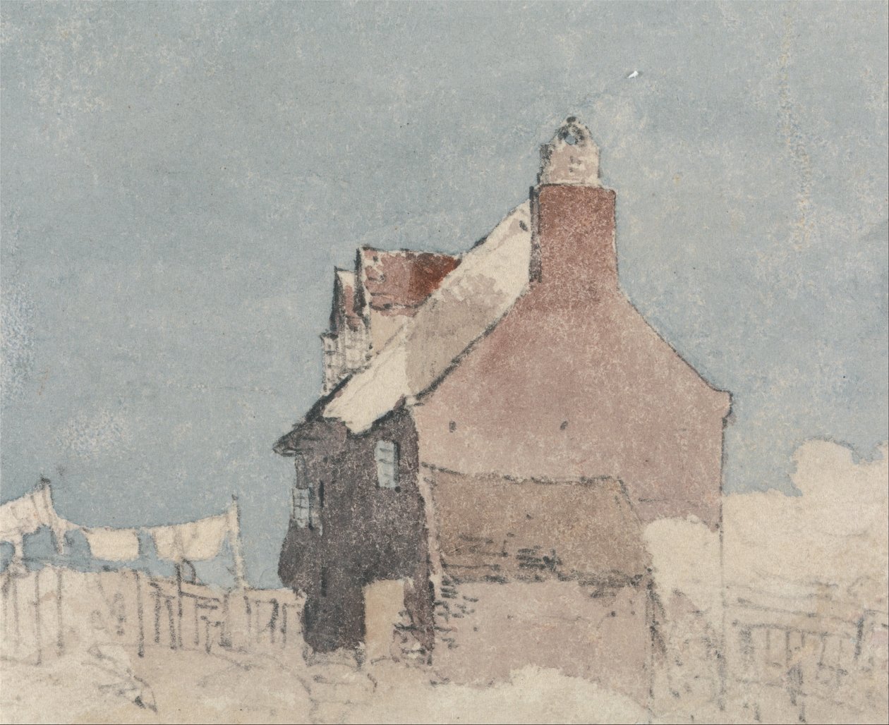 Huisje in Northfleet, Kent door David Cox