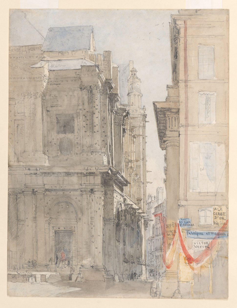 St. Eustache, Parijs door David Cox