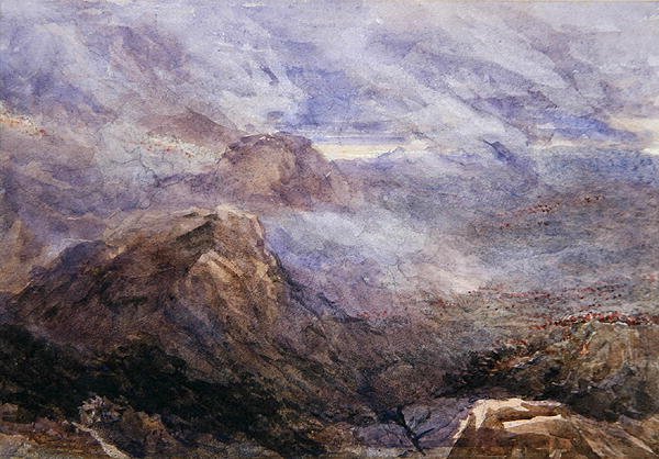 Welsh Schets - Brandende Varens door David Cox