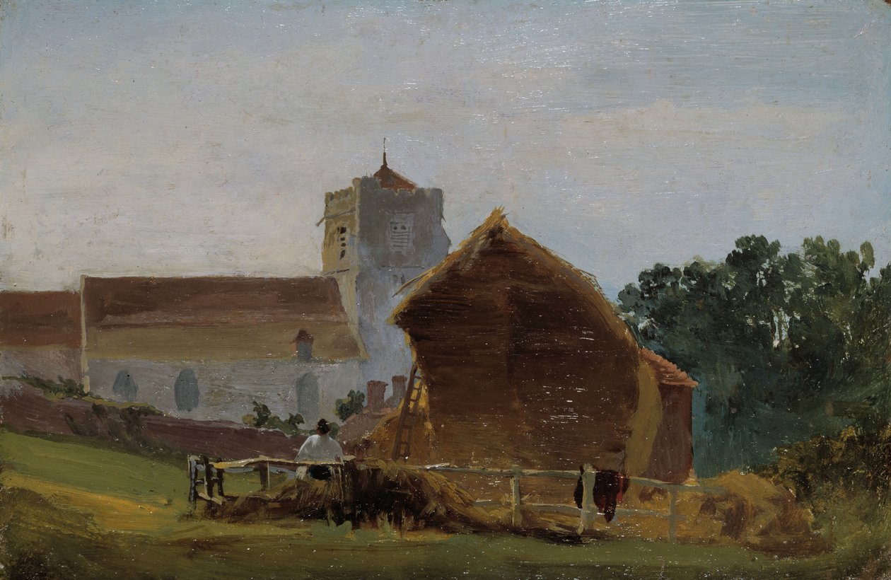 Allerheiligenkerk, Hastings, 1812 door David Cox the elder