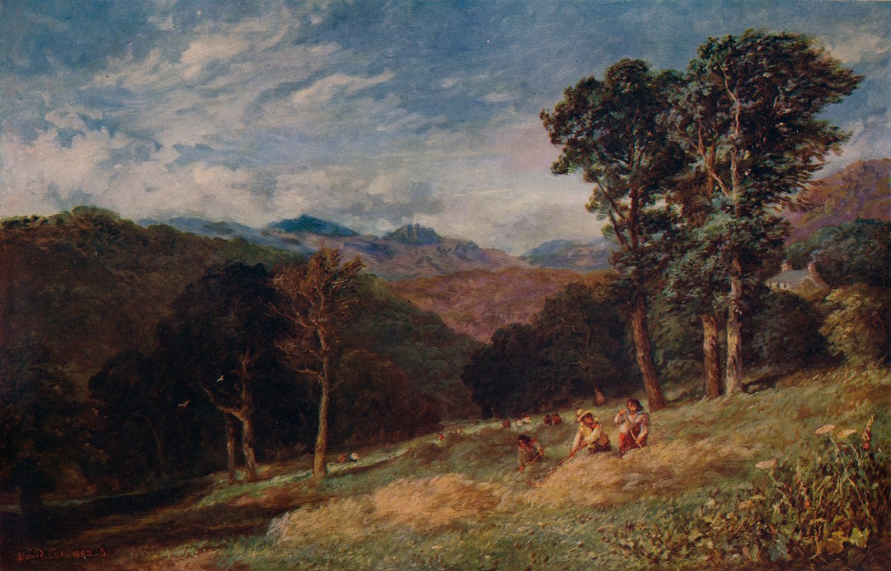 Hooien, bij Conway door David Cox the elder