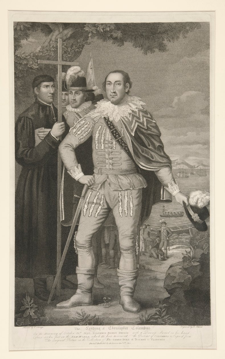 De Landing van Christoffel Columbus door David Edwin