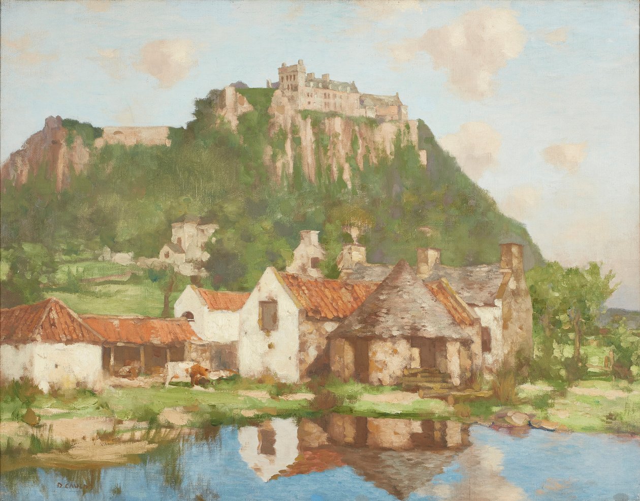 Onder de wallen van Stirling Castle door David Gauld