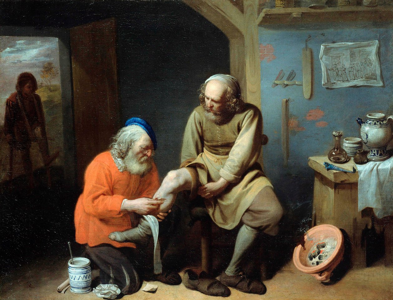 De dorpschirurg door David III Ryckaert