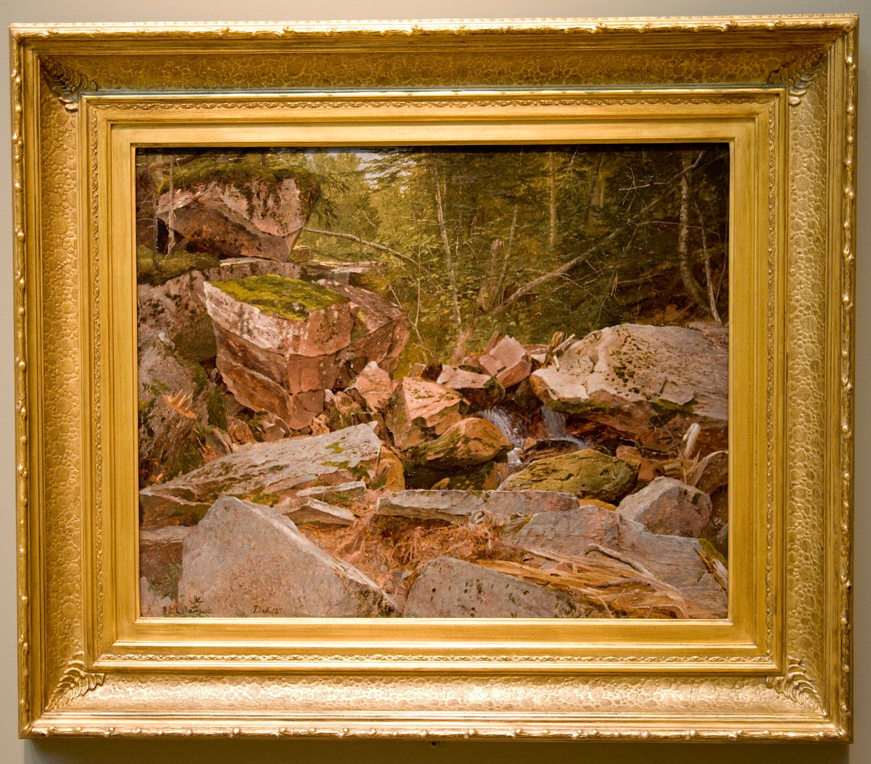 Studie, North Conway, New Hampshire, 1851 door David Johnson