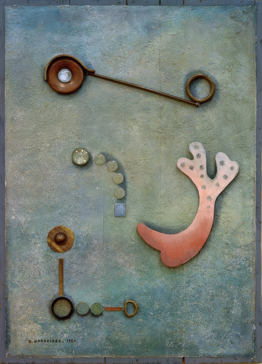 Abstracte samenstelling door David Kakabadze