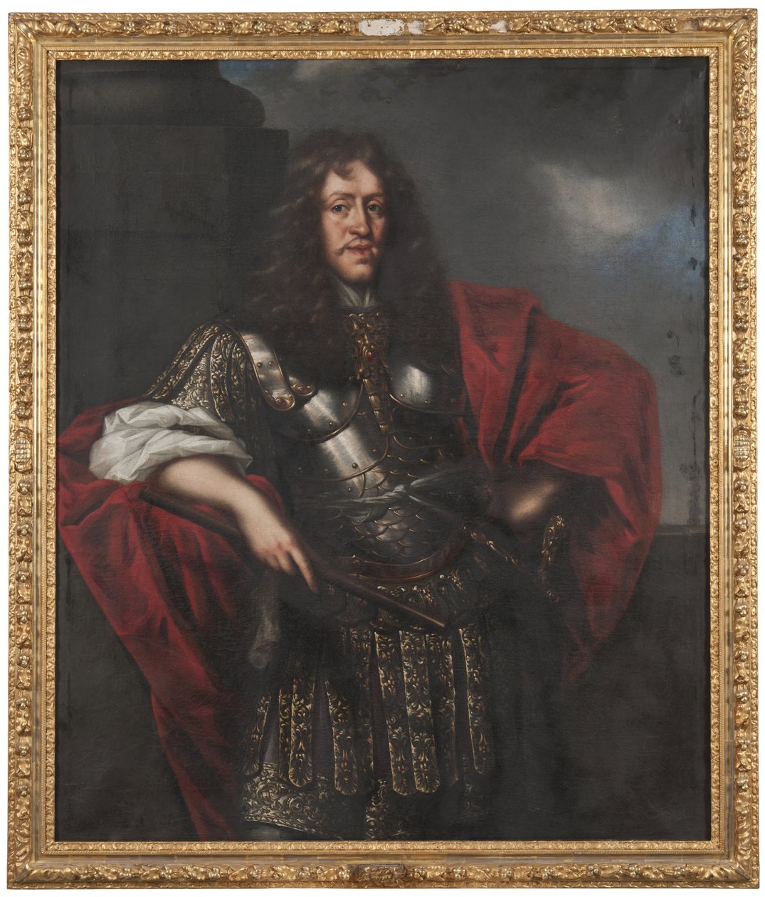 Adolf Johan t.e. (1629-1689), paltsgraaf van Zweibrücken, hertog van Stegeborg, getrouwd met 1. Elsa Beata Brahe, 2. Elsa Elizabet Brahe door David Klöcker Ehrenstrahl
