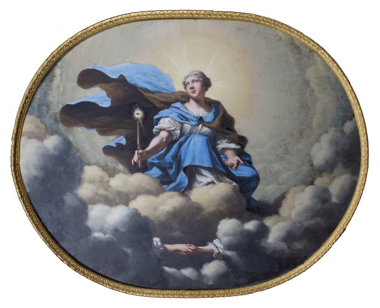 Allegorie over het huwelijk van koning Karel X Gustaaf door David Klöcker Ehrenstrahl