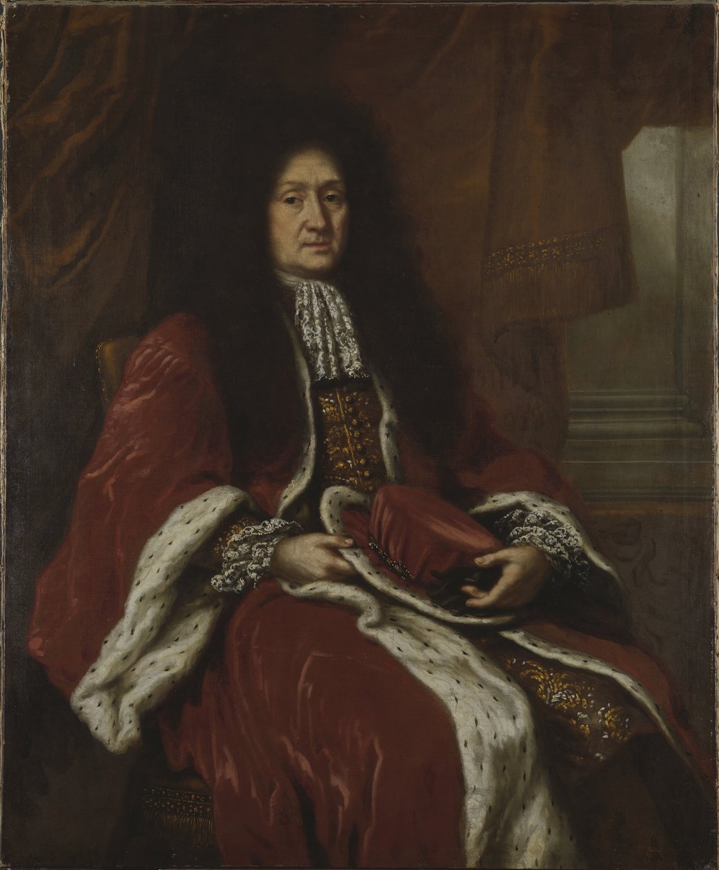 Axel Stålarm, 1630-1702 door David Klöcker Ehrenstrahl