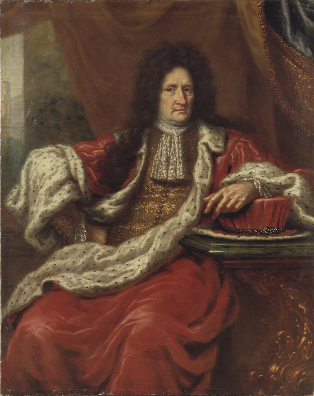 Erik Dahlbergh (1625-1703), koninklijk raadgever en veldmaarschalk door David Klöcker Ehrenstrahl