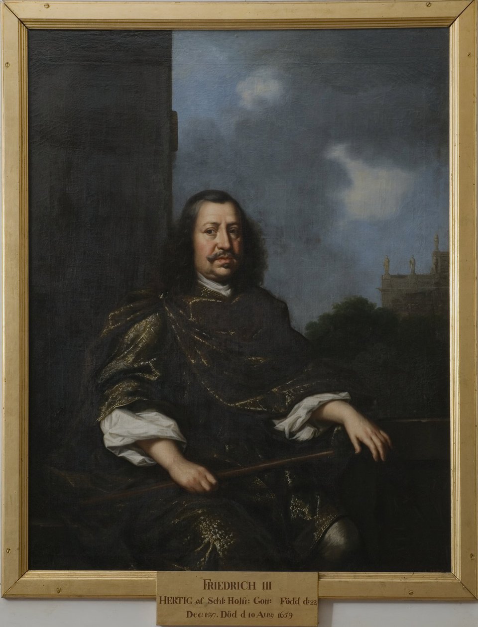Frederik III, 1597-1659, hertog van Holstein-Gottorp door David Klöcker Ehrenstrahl