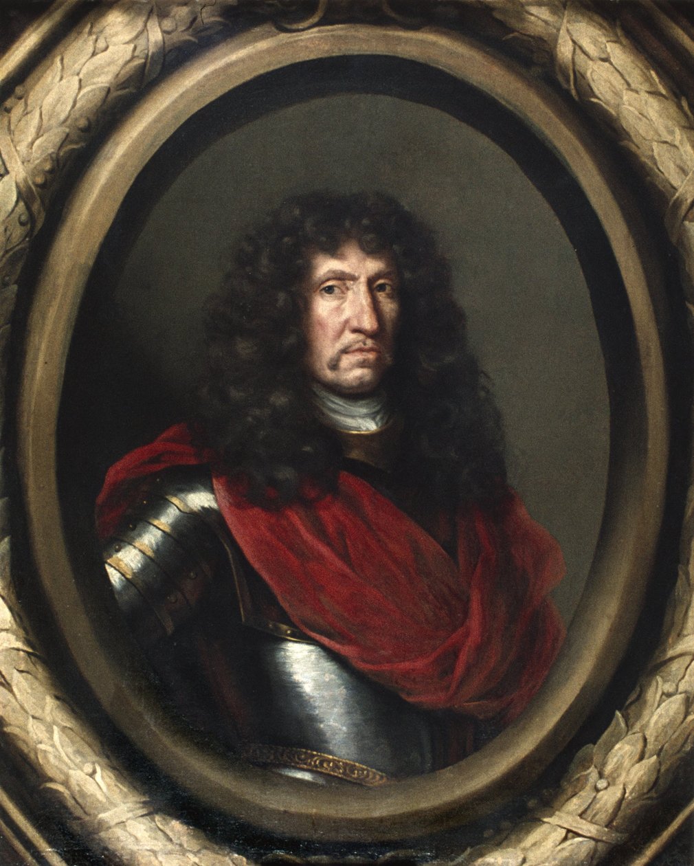 Gustaf Persson Banér (1618-1689), baron, rijksraad, veldmaarschalk, gouverneur-generaal, gehuwd 1. met Brita Bielke, 2. met Maria Elisabet Oxenstierna door David Klöcker Ehrenstrahl
