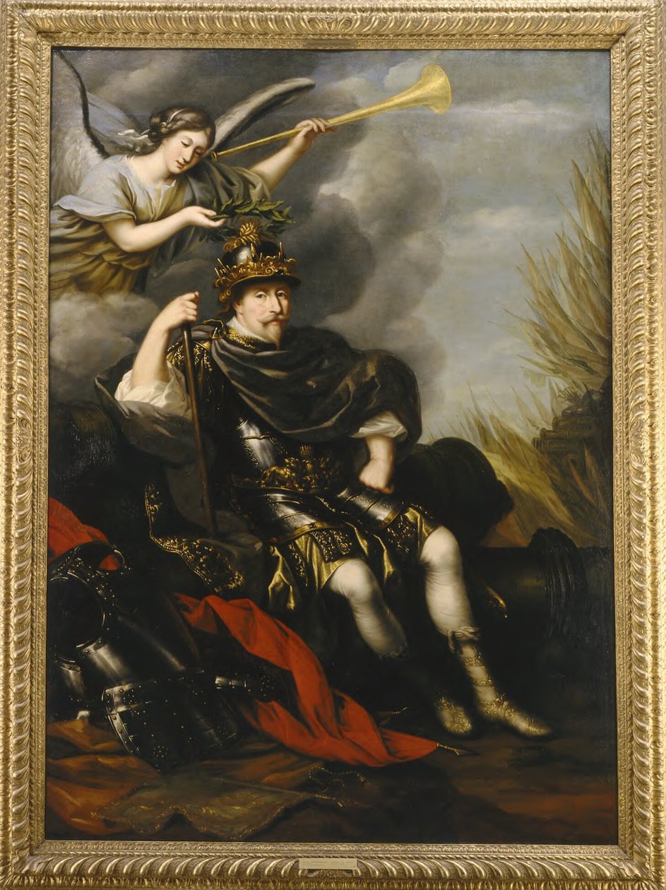 Gustaaf II Adolf, 1594-1632, koning van Zweden door David Klöcker Ehrenstrahl