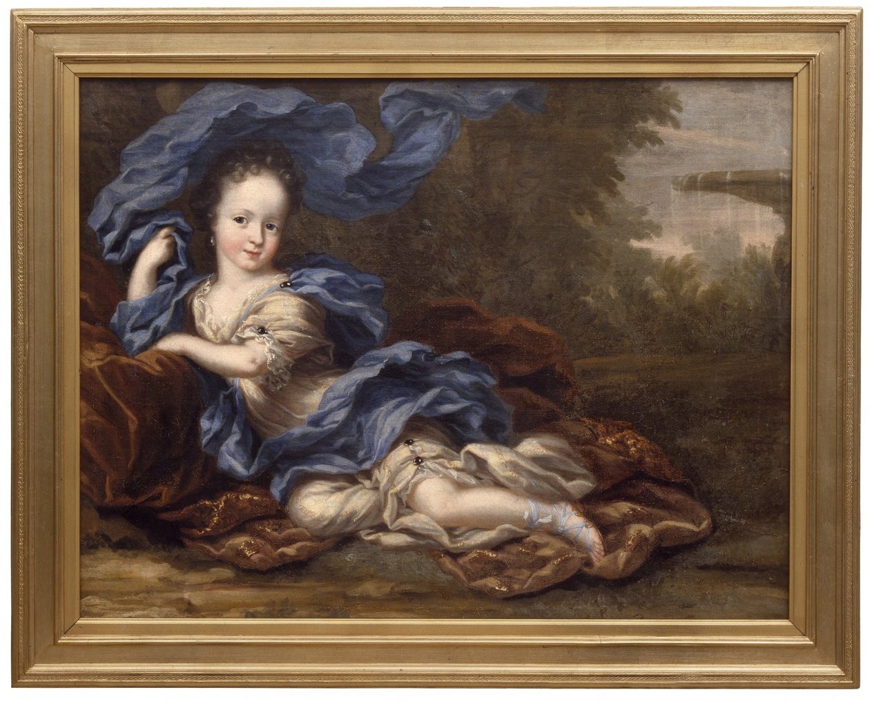 Hedvig Sofia, 1681-1708, prinses van Zweden, hertogin van Holstein-Gottorp door David Klöcker Ehrenstrahl