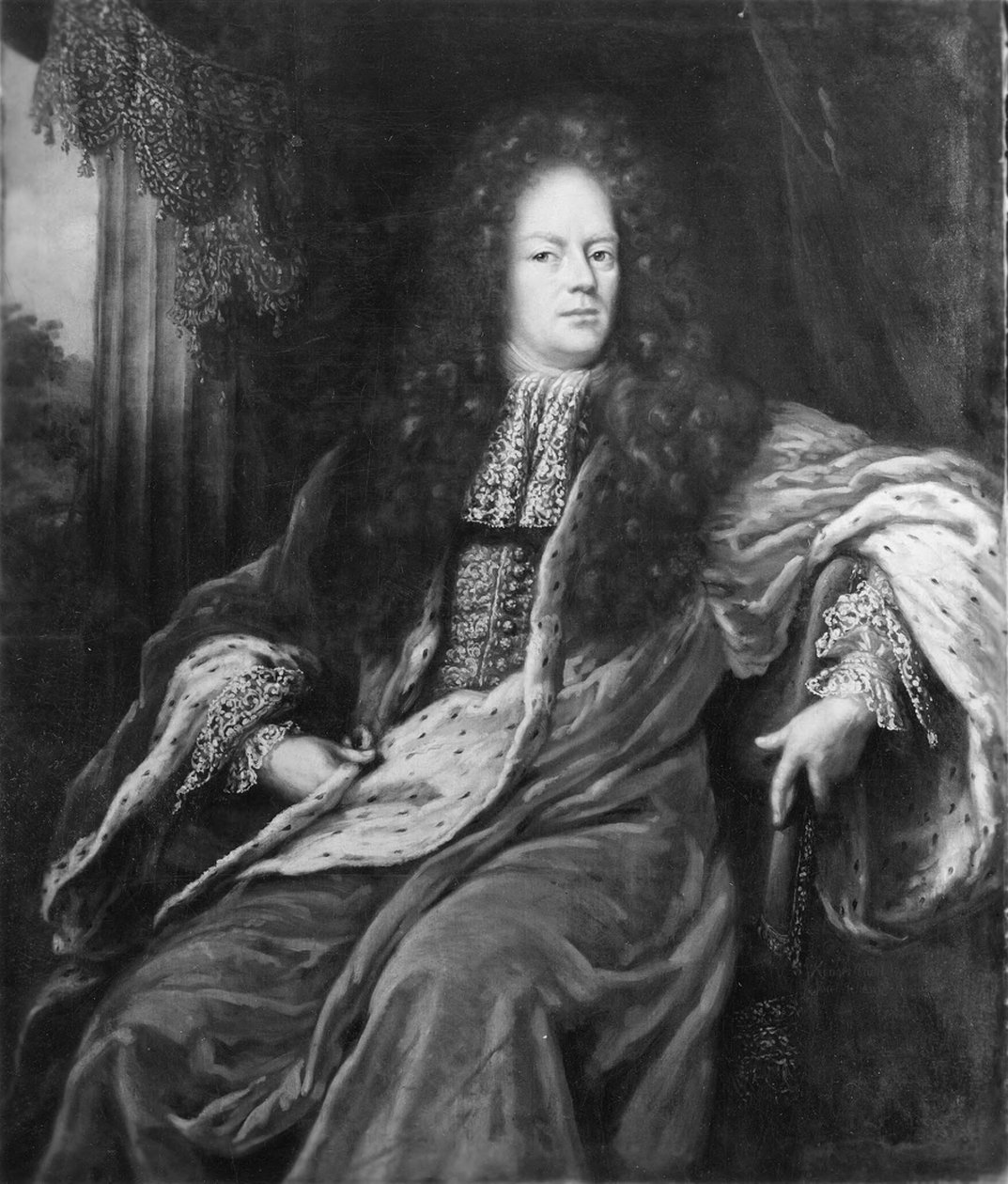Jakob Johan Hastfehr, 1647-1695 door David Klöcker Ehrenstrahl