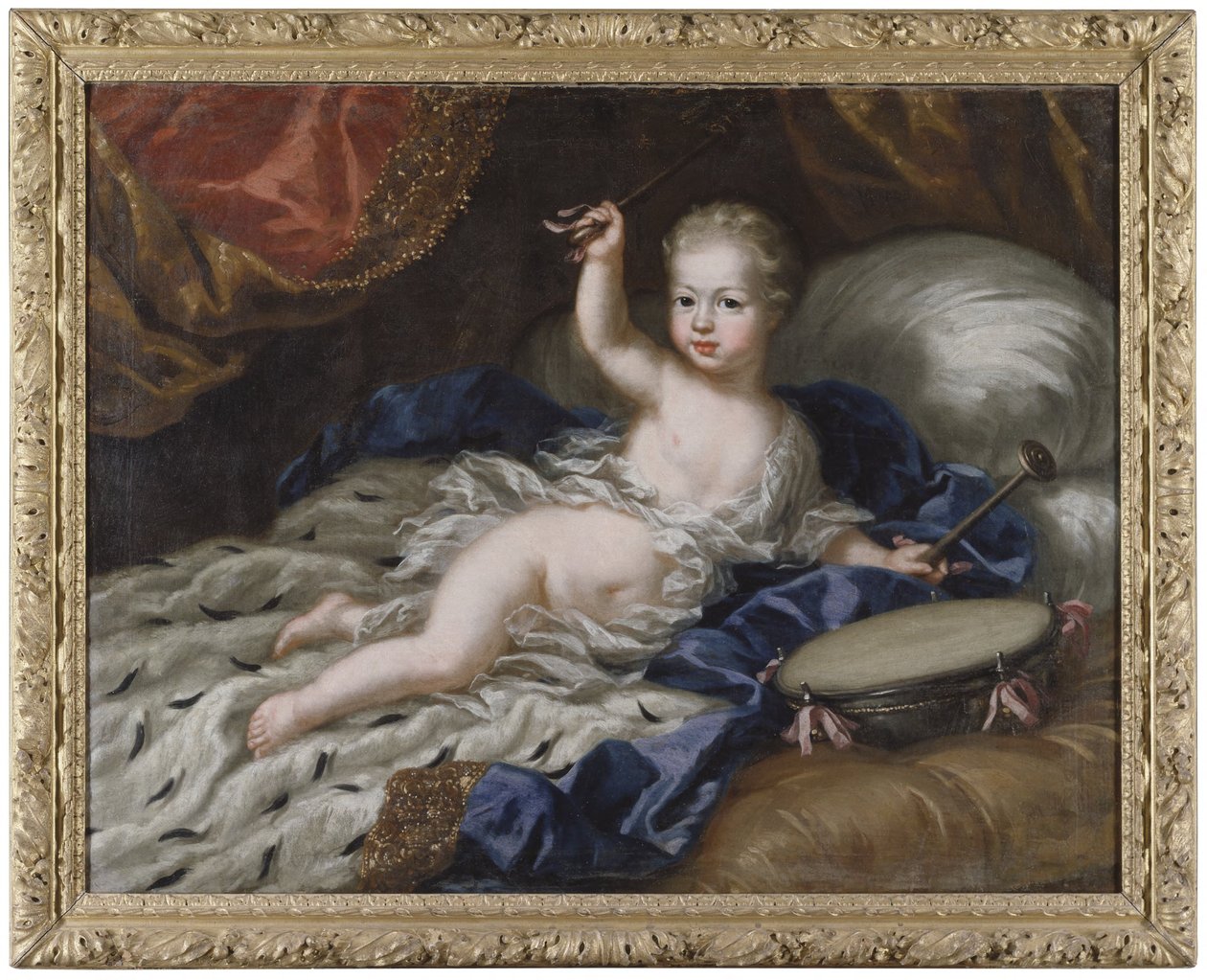 Karel XII als kind, 1682-1718, koning van Zweden door David Klöcker Ehrenstrahl