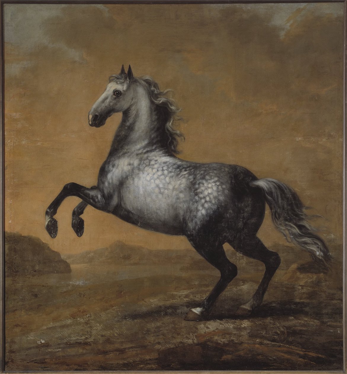Het strijdpaard van Karel XI, De Kleine Engelsman door David Klöcker Ehrenstrahl