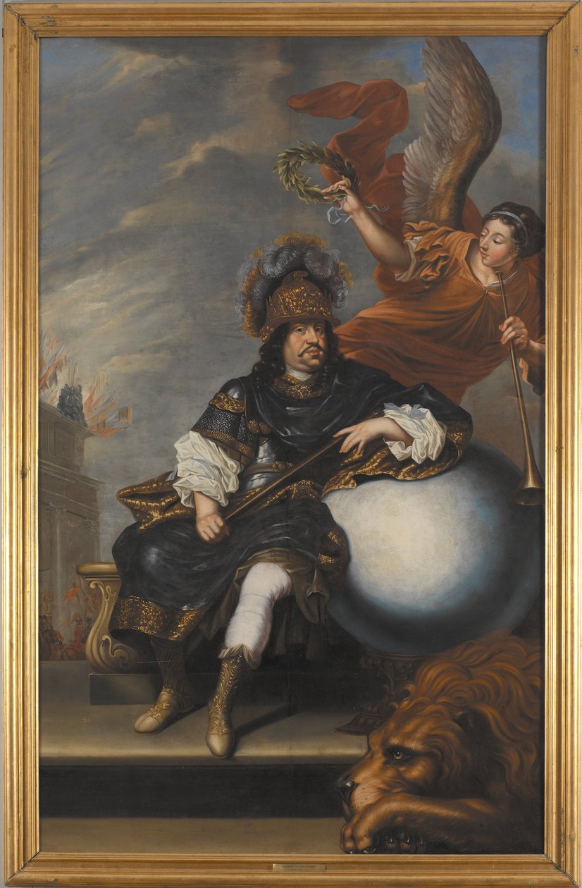 Karel X Gustaaf, 1622-1660, koning van Zweden door David Klöcker Ehrenstrahl
