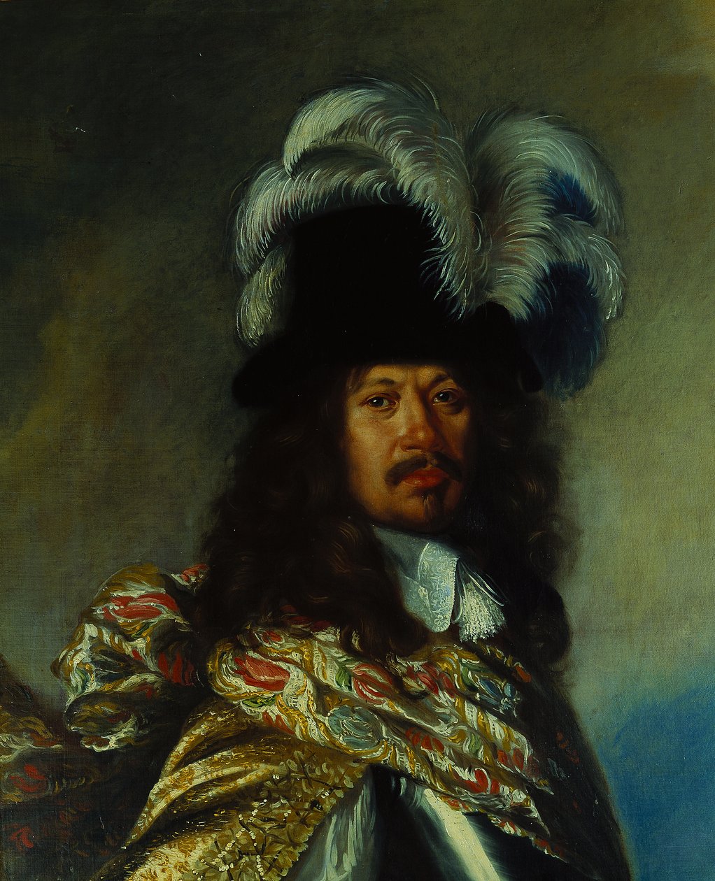 Portret, man door David Klöcker Ehrenstrahl