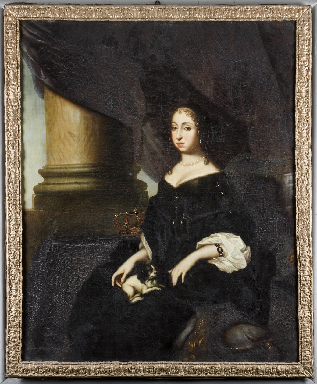 Portret van Hedvig Eleonora van Holstein-Gottorp (1636-1715) door David Klöcker Ehrenstrahl